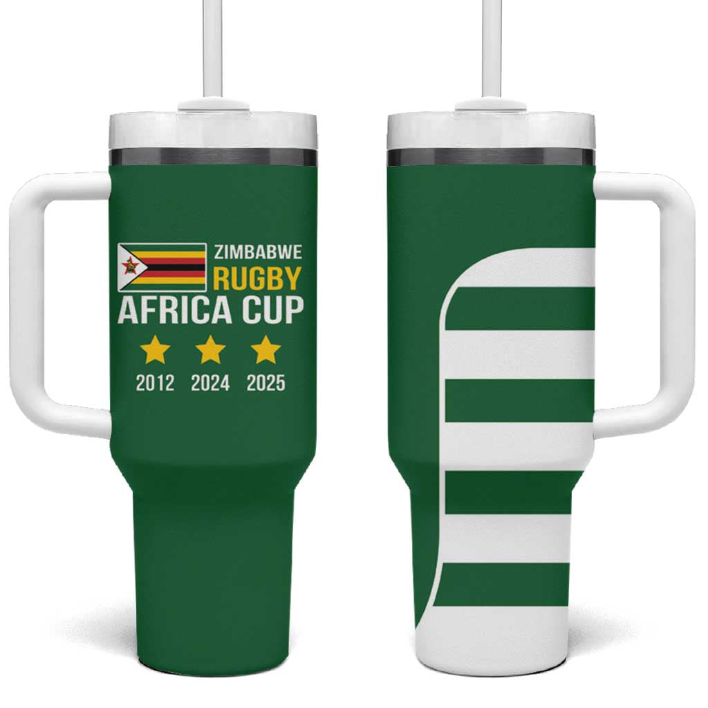 Zimbabwe Rugby History Champion Tumbler With Handle One For The History Sables - African Pride