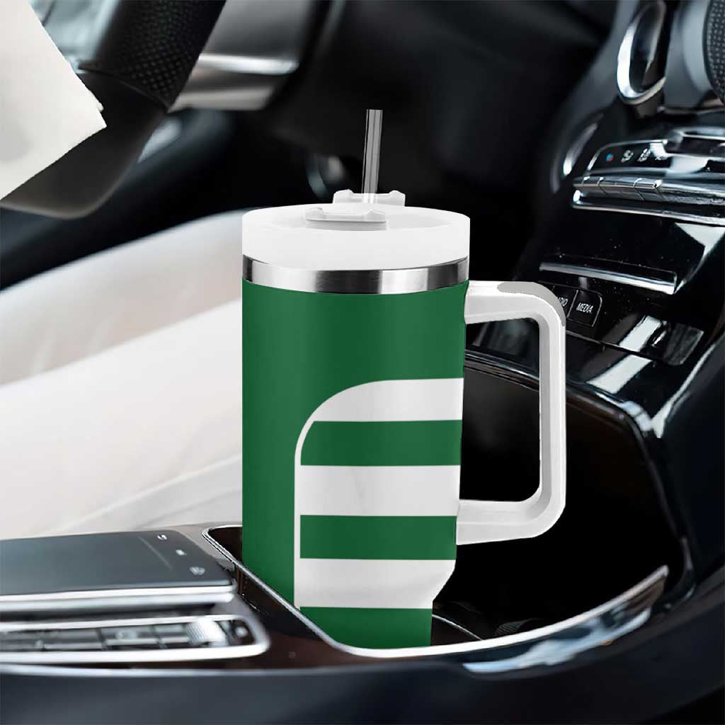 Zimbabwe Rugby History Champion Tumbler With Handle One For The History Sables - African Pride