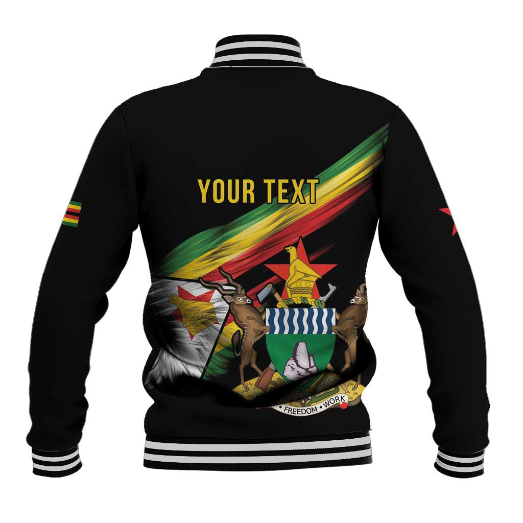 Zimbabwe Wings Flag Baseball Jacket Proudly Zimbabwean - African Pride