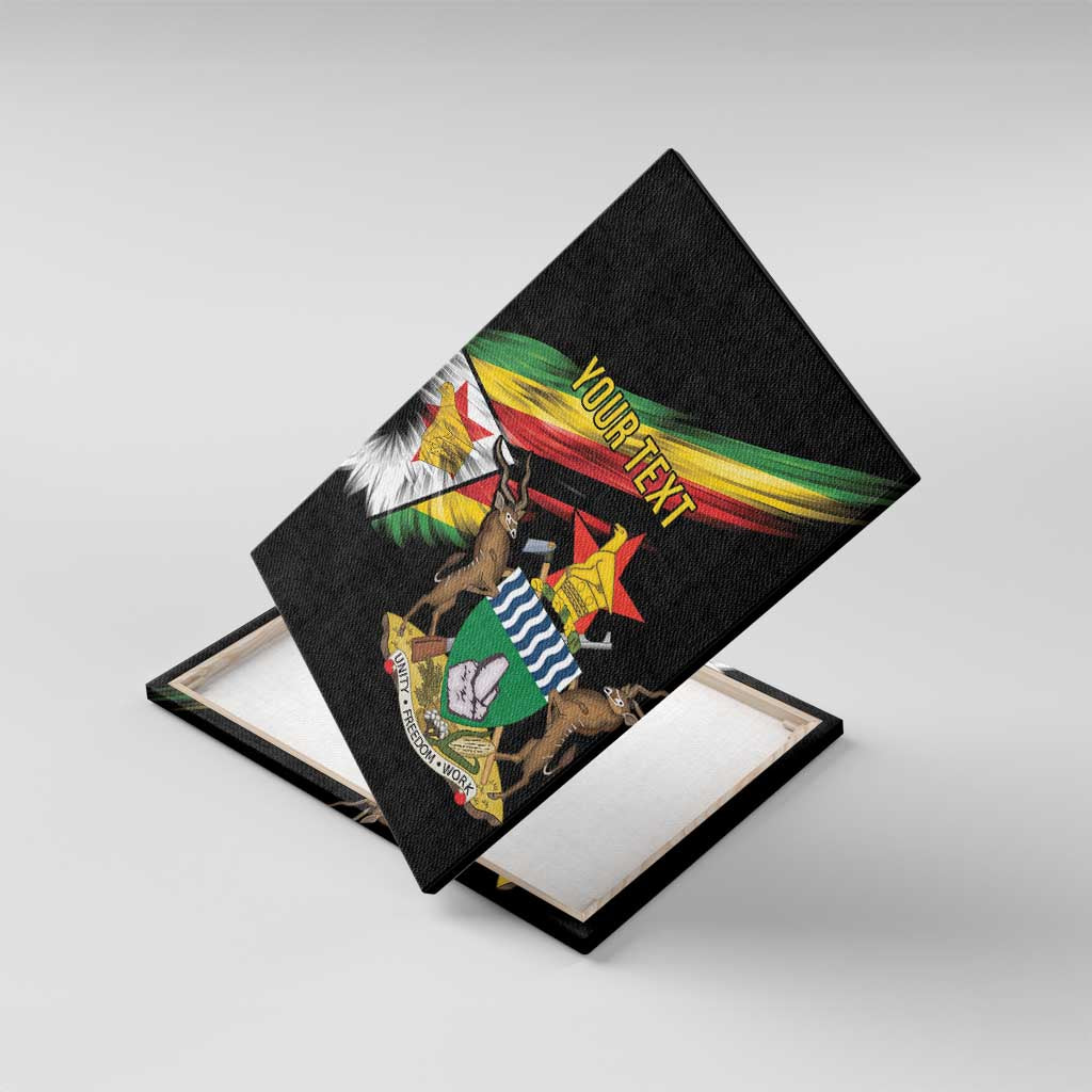 Zimbabwe Wings Flag Canvas Wall Art Proudly Zimbabwean - African Pride