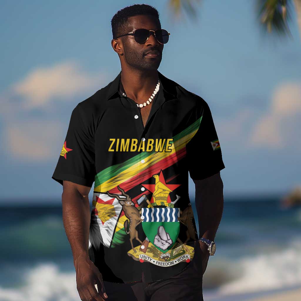 Zimbabwe Wings Flag Hawaiian Shirt Proudly Zimbabwean - African Pride