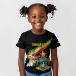 Zimbabwe Wings Flag Kid T shirt Proudly Zimbabwean - African Pride