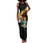 Zimbabwe Wings Flag Tank Maxi Dress Proudly Zimbabwean - African Pride