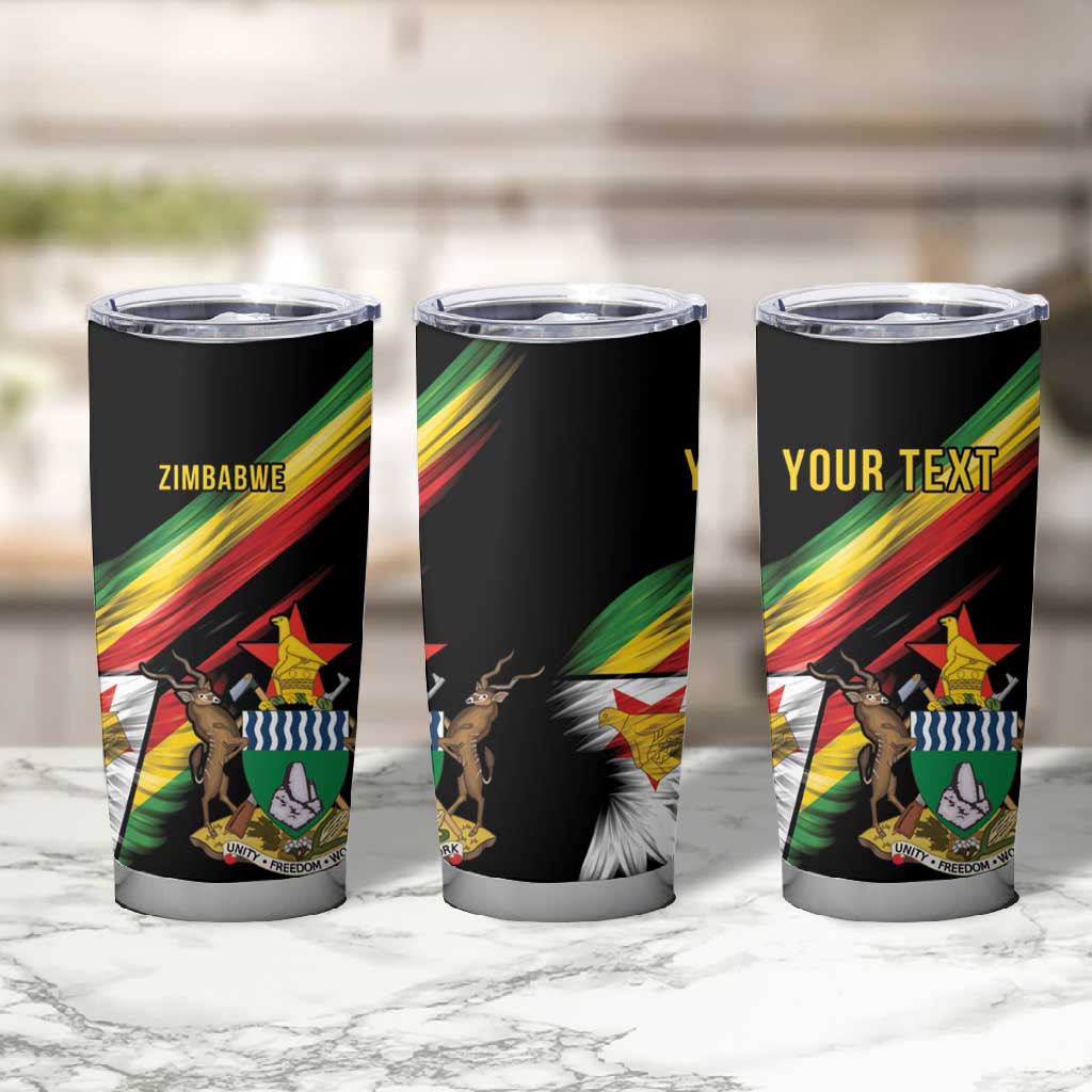 Zimbabwe Wings Flag Tumbler Cup Proudly Zimbabwean - African Pride