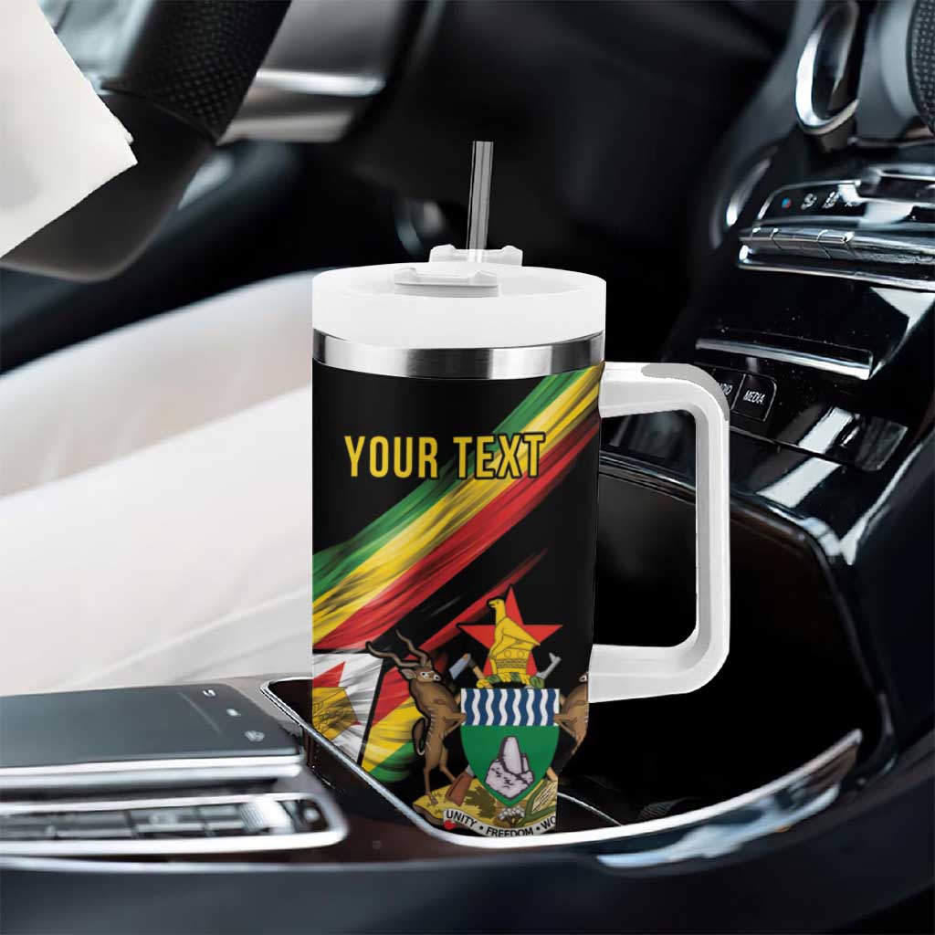 Zimbabwe Wings Flag Tumbler With Handle Proudly Zimbabwean - African Pride