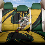 Springbok South Africa Cricket Custom Back Car Seat Cover Unique Pattern