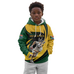 Springbok South Africa Cricket Custom Kid Hoodie Unique Pattern