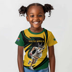 Springbok South Africa Cricket Custom Kid T shirt Unique Pattern