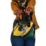 Springbok South Africa Cricket Custom Shoulder Handbag Unique Pattern