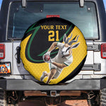 Springbok South Africa Cricket Custom Spare Tire Cover Unique Pattern