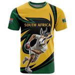 Springbok South Africa Cricket Custom T shirt Unique Pattern