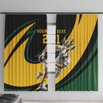Springbok South Africa Cricket Custom Window Curtain Unique Pattern