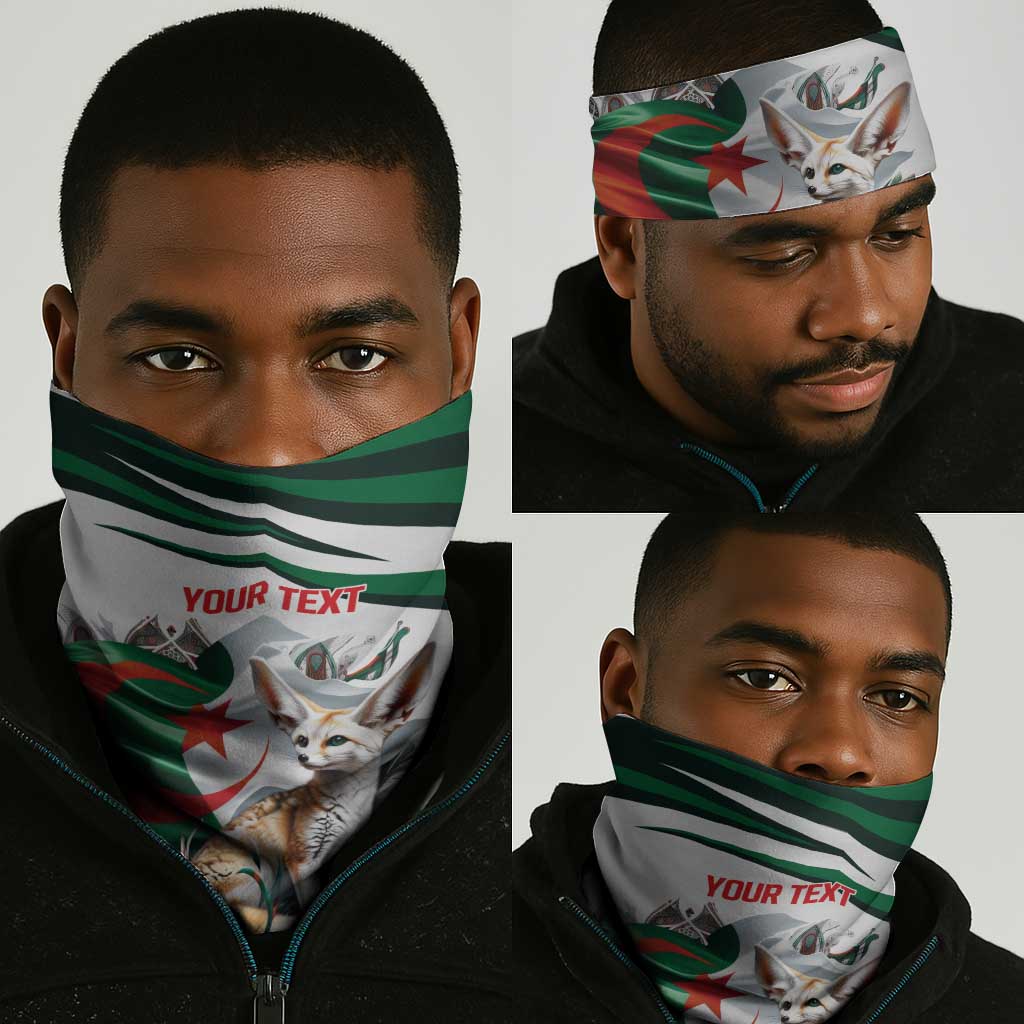 Algeria Fennec Fox Personalized Neck Gaiter Algerian Culture and Nature LT9