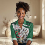 Algeria Fennec Fox Personalized Women Casual Shirt with Algerian Culture and Nature LT9