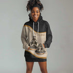 Algeria Tajine Dish Personalized Hoodie Dress with African Tribal Pattern