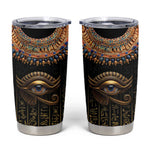 Egypt Eyes Of Horus Tumbler Cup with Egyptian Hieroglyphs