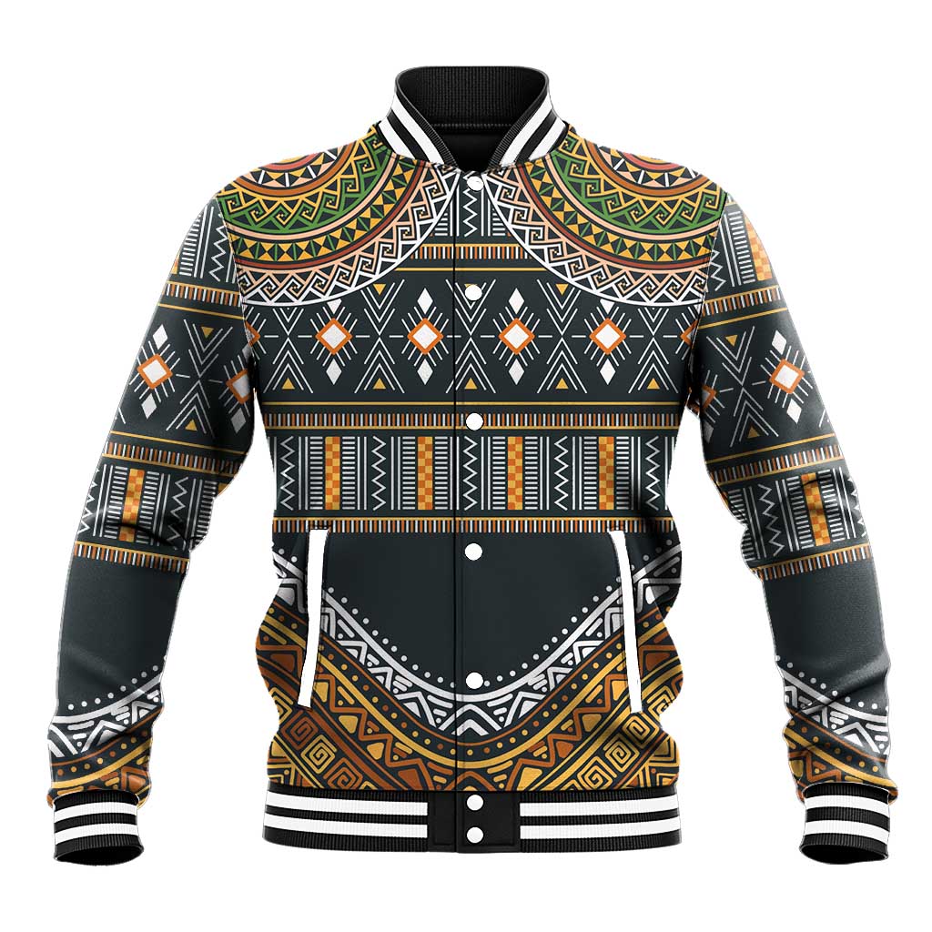 Afro Ethnic Native Pattern Baseball Jacket LT9
