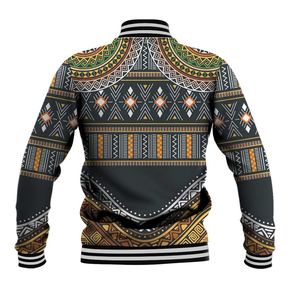 Afro Ethnic Native Pattern Baseball Jacket LT9