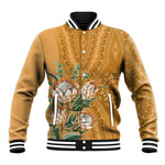 Afro King Proteas Dashiki Motif Baseball Jacket Gold Style LT9