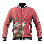Afro King Proteas Dashiki Motif Baseball Jacket Peach Style LT9