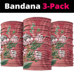 Afro King Proteas Dashiki Motif Neck Gaiter Peach Style LT9