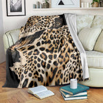 Afro Leopard Skin Pattern Blanket Version 02