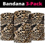 Afro Leopard Skin Pattern Neck Gaiter Version 02 LT9