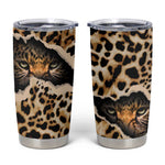 Afro Leopard Skin Pattern Tumbler Cup Version 02