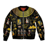 Ancient Egypt and Hieroglyphs Bomber Jacket