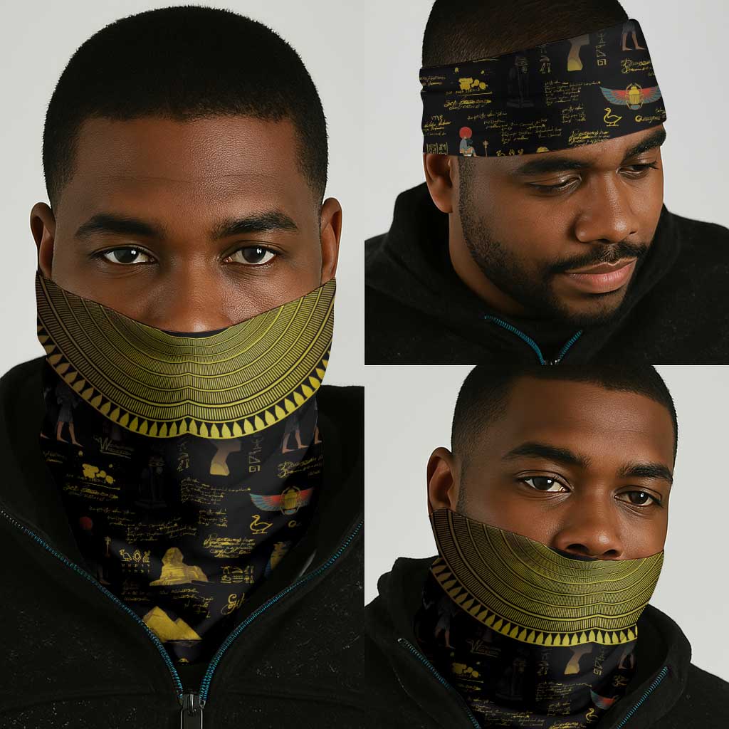 Ancient Egypt and Hieroglyphs Neck Gaiter LT9