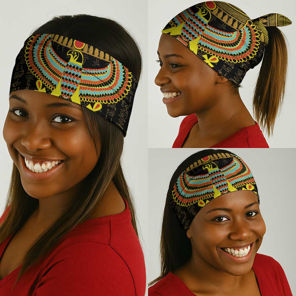 Ancient Egyptian Neck Gaiter Symbol of Horus The Falcon God LT9