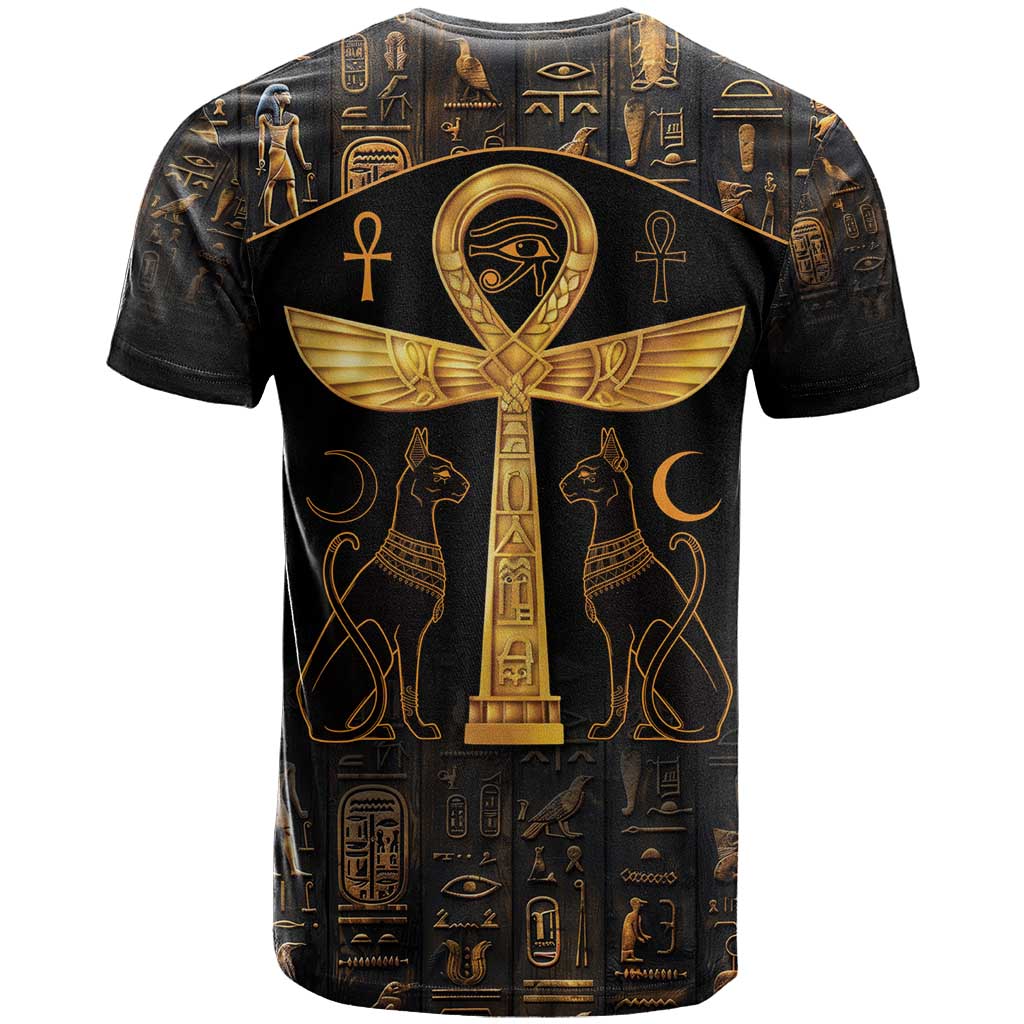 Ankh with Eye of Horus T shirt Ancient Egypt Culture