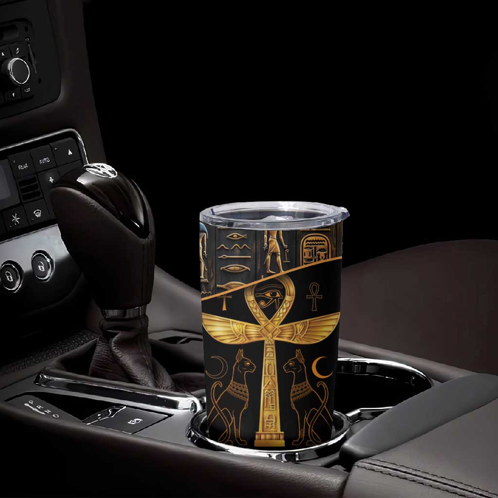 Ankh with Eye of Horus Tumbler Cup Ancient Egypt Culture