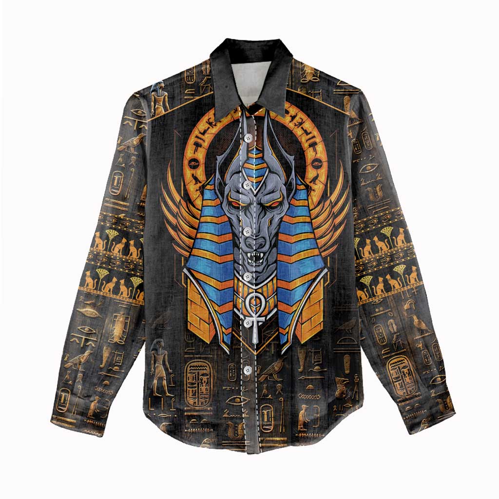 Egyptian Anubis Women Casual Shirt Ancient Egypt Culture LT9