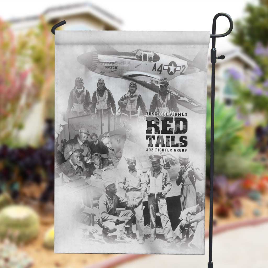 Tuskegee Airmen 332nd Fighter Group Garden Flag The First to Fly with Honor - African Pride