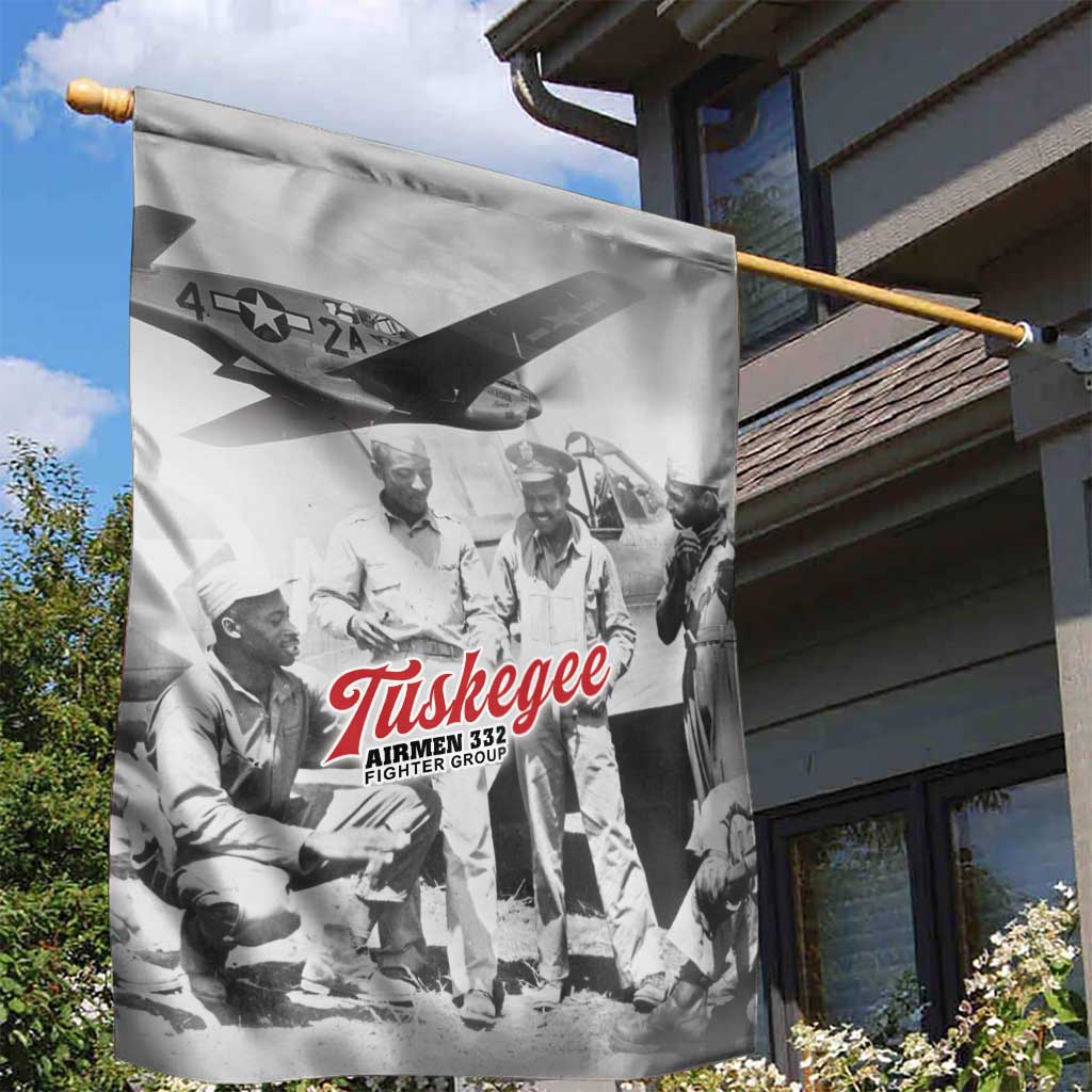 Tuskegee Airmen 332nd Fighter Group Garden Flag Vintage-style War - African Pride