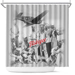 Tuskegee Airmen 332nd Fighter Group Shower Curtain Vintage-style War - African Pride