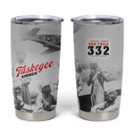 Tuskegee Airmen 332nd Fighter Group Tumbler Cup Vintage-style War - African Pride