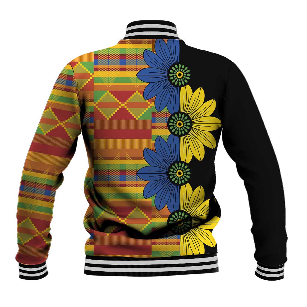 African Ethnic Kitenge Ankara Style Baseball Jacket