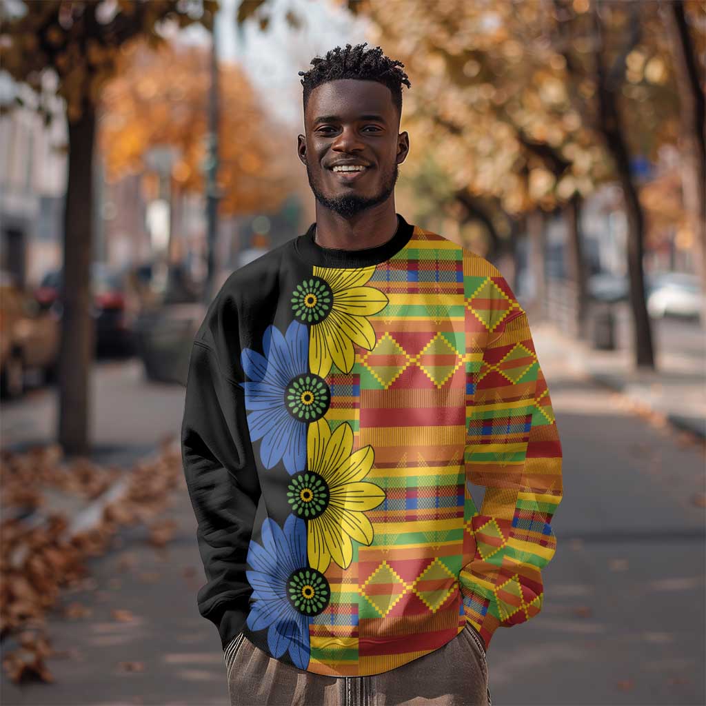 African Ethnic Kitenge Ankara Style Sweatshirt