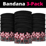 Afro Adenium Multiflorum Flowers Neck Gaiter Mix Native Tribal Pattern - African Pride