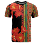 Afro Beauty Clivia Miniata Flowers T shirt