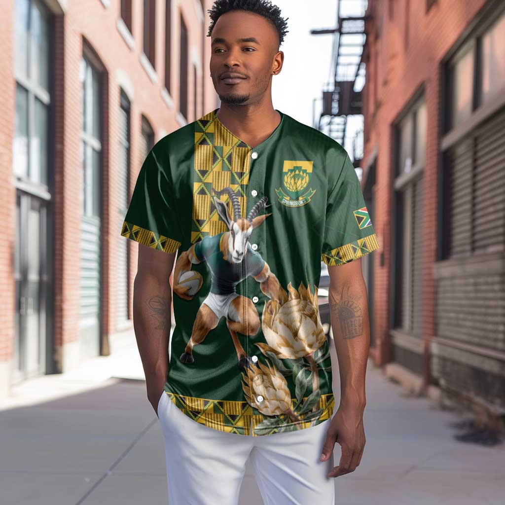 South Africa Rugby History World Champions Baseball Jersey Springboks Make History