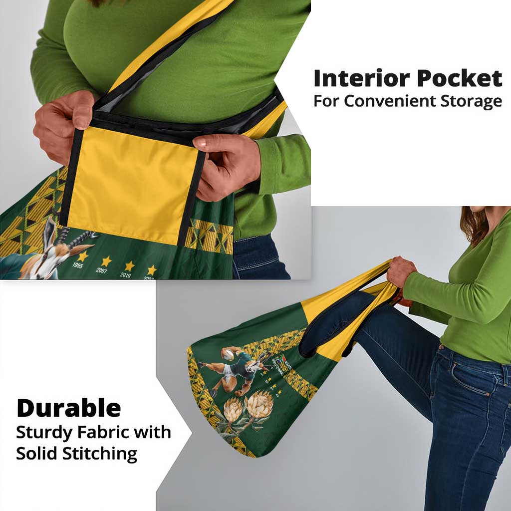 South Africa Rugby History World Champions Grocery Bag Springboks Make History