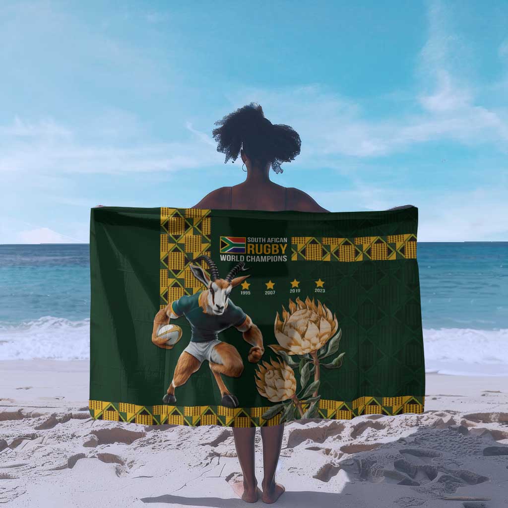 South Africa Rugby History World Champions Sarong Springboks Make History