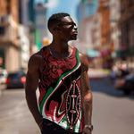 Happy Jamhuri Day Kenya Men Tank Top Kenyan Lion and Maasai Shield