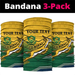 Custom South Africa Rugby Neck Gaiter Springboks Go Champions African Pattern LT14