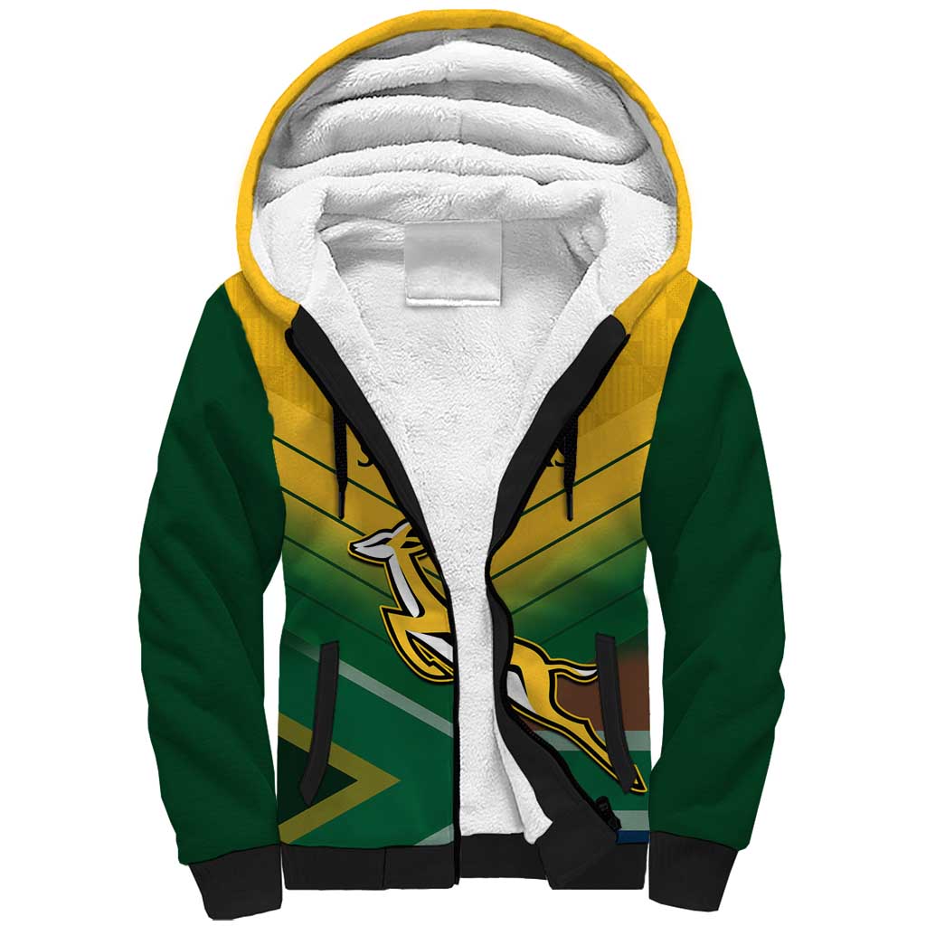 Rugby Zimbabwe Custom Sherpa Hoodie Go Champions Sables LT15 main image 1