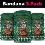 South Africa Christmas Neck Gaiter Cool Santa Claus South African Map LT14
