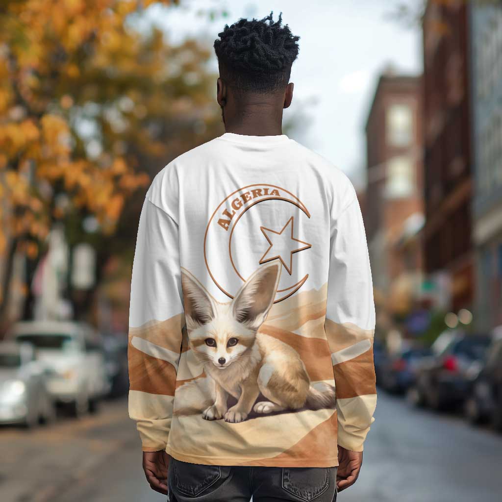 Afro Algeria Fennec Fox Long Sleeve Shirt Algerian Sahara Vulpes zerda